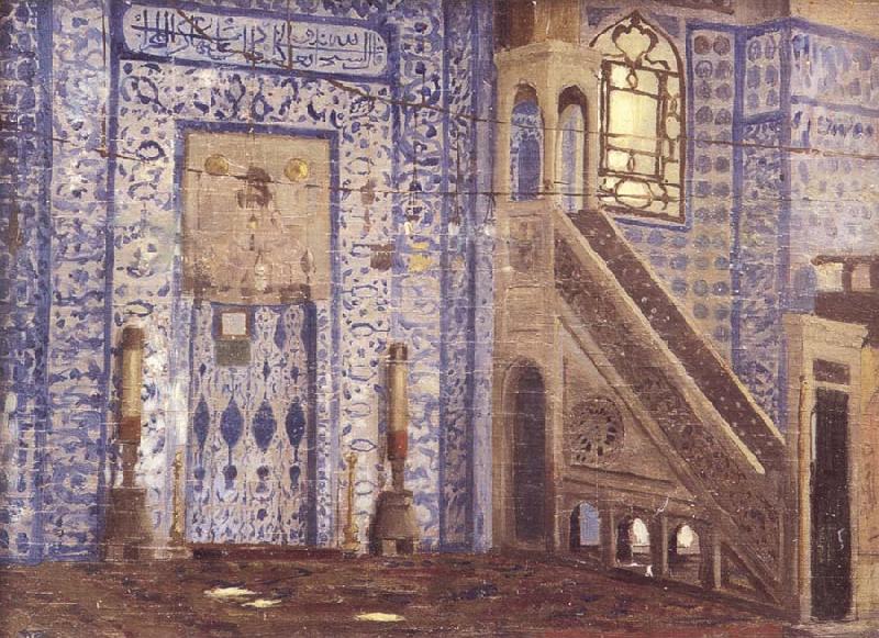 Jean-Leon Gerome Interior of a Mosque oil painting image